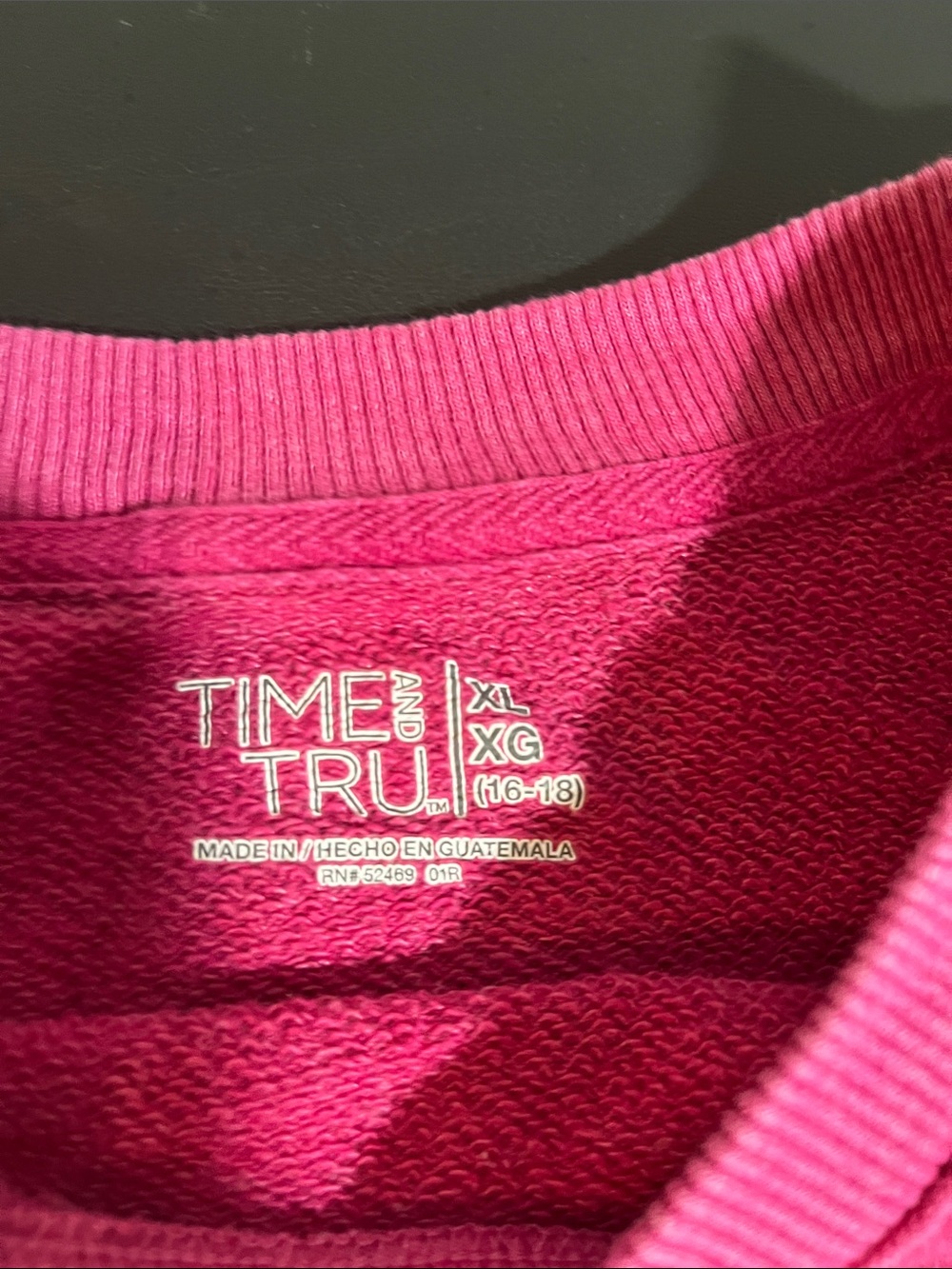 Time & Tru Crewneck Sweatshirt - XL - Picture 4 of 5